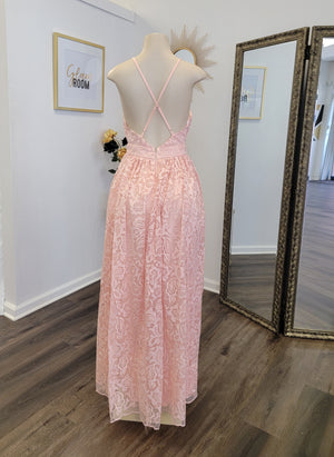 Blush floral sundress